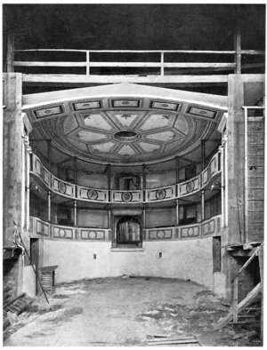 Das einzige Bild: eines vom Abbruch…