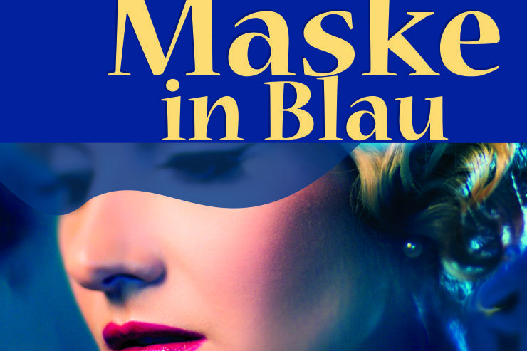 Maske in Blau