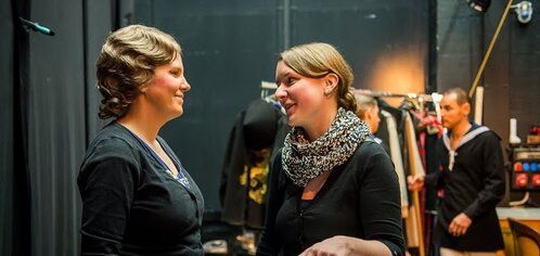 Impressionen Backstage