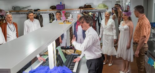 Impressionen Backstage
