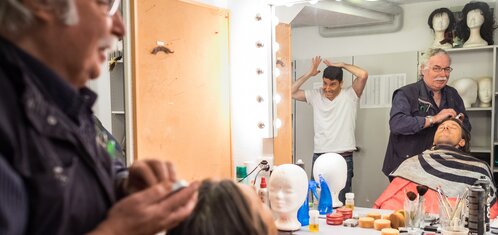 Impressionen Backstage