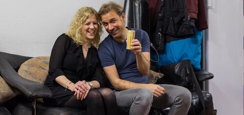 Impressionen Backstage