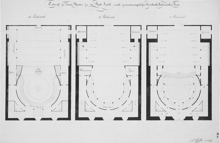 …und bauen ein Theater